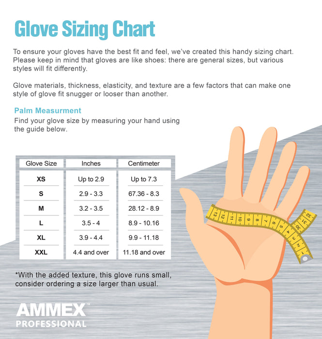 Glove Sizing Chart. 