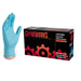 AMMEX Gloveworks Blue Nitrile Powder Free Industrial Gloves | INPF box - Zoomget